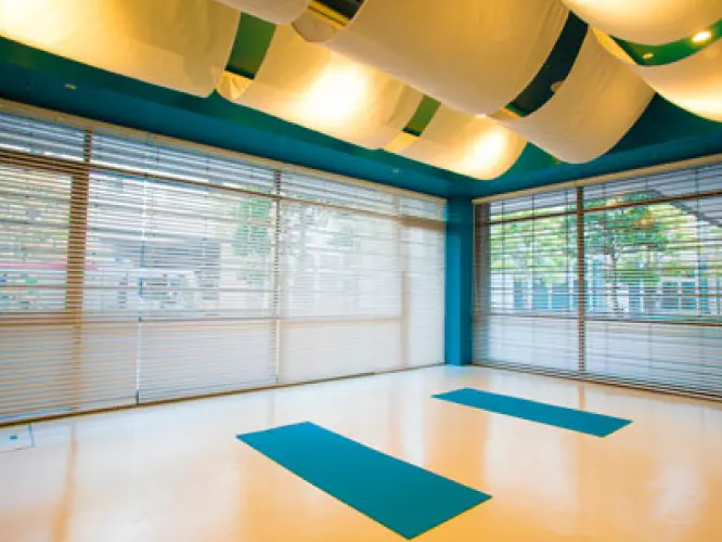 人気プログラム多数のスタジオエリア